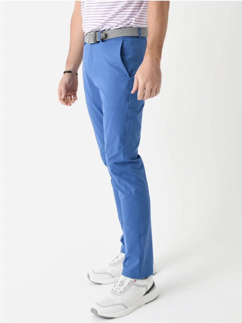 Holderness & Bourne Men's 32x34 The Garvey Tech Performance Pants Blue Stretchy